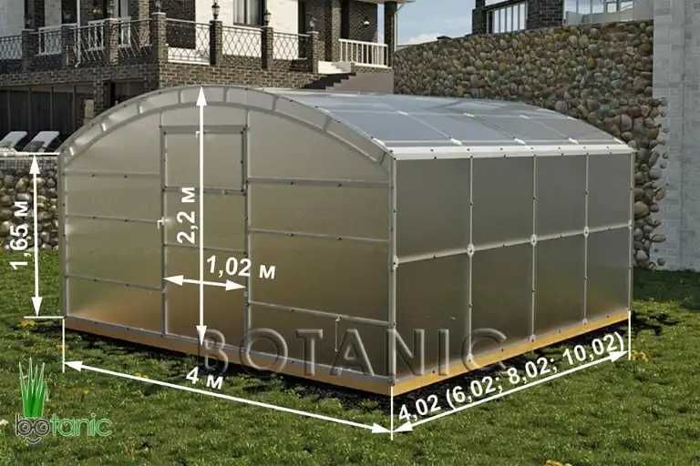 Profesjonalna Szklarnia Poliwęglanowa 4m – Mocna Konstrukcja dowóz