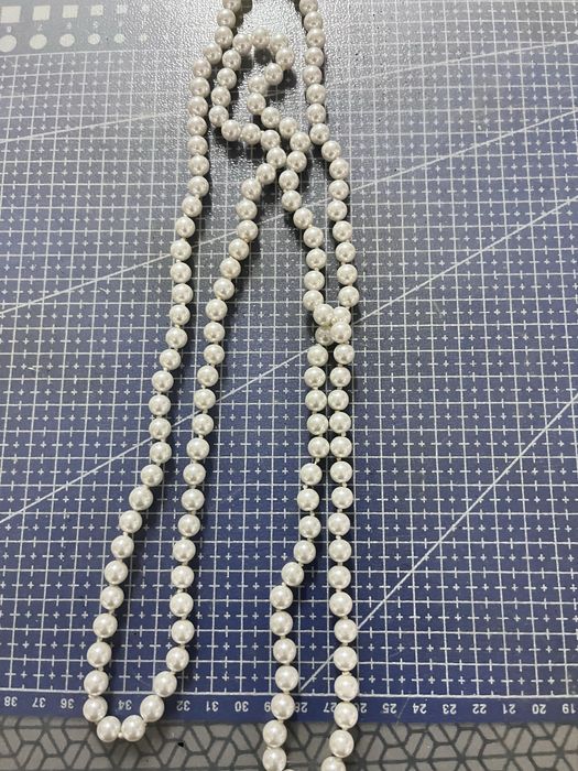 Colar de perolas vintage antigo