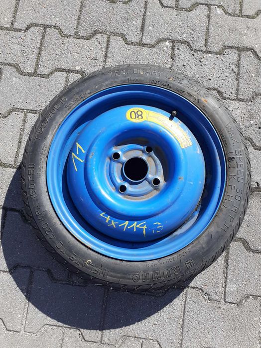 Koło dojazdowe Chevrolet Lacetti 4x114,3 4Jx15 ET44 Nr.11