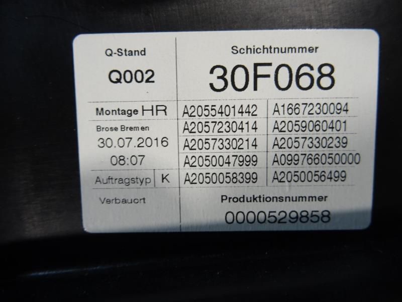 Elevador vidros trás direito MERCEDES-BENZ Classe C (W205)