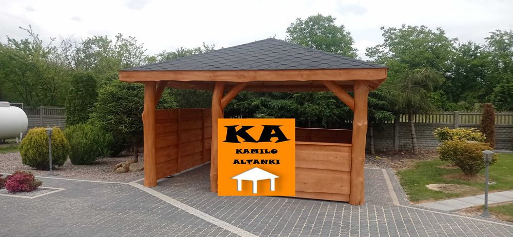 Altanka, Altana, Altanki, Altany na grubym balu ogrodowe