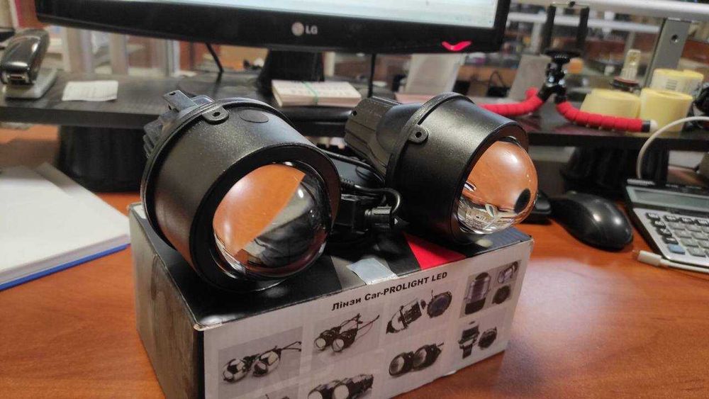 Линзы ПТФ Q3 Светодиодные 3" универсальные