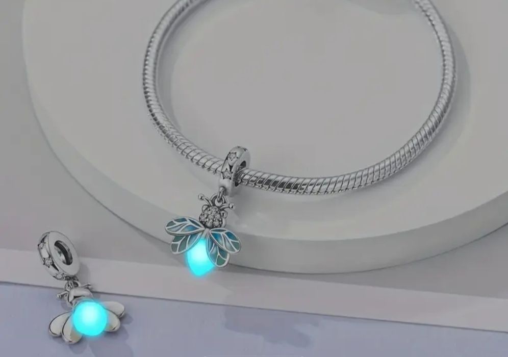 Браслет та намистинки 925 проба старлінгове срібло