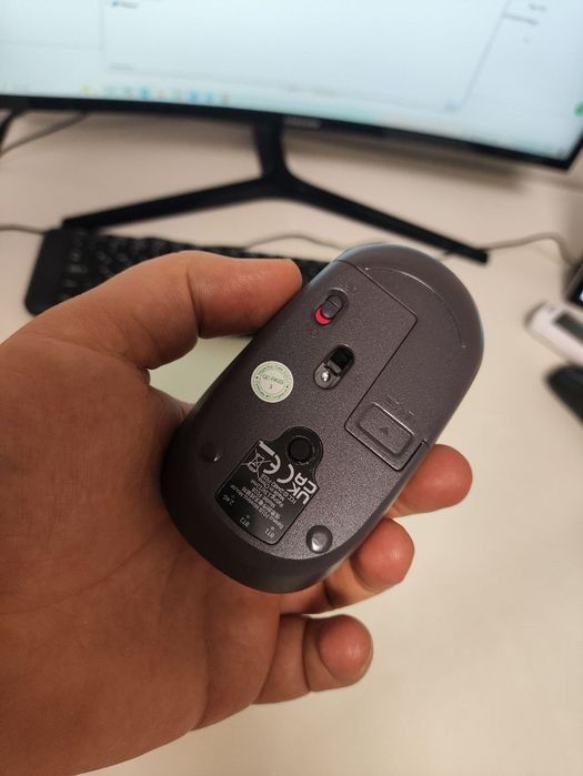 Бездротова  Baseus F01B Tri-Mode Wireless Mouse 2.4G/BT1+BT2 сіра