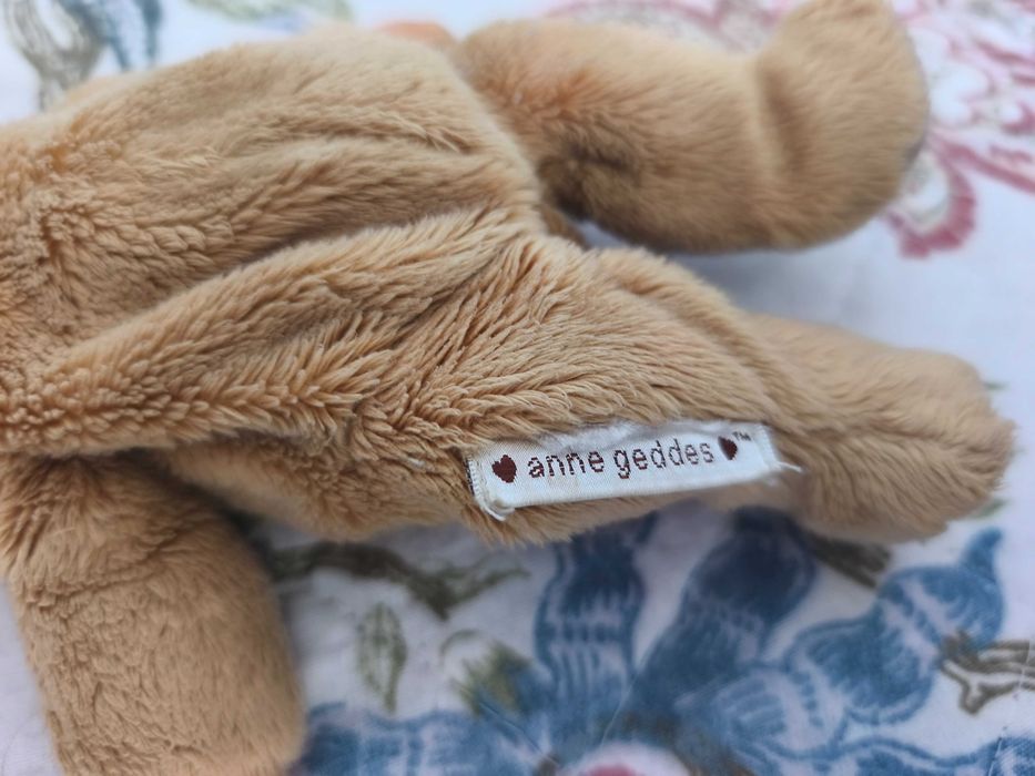 Baby Bear Anne Geddes / Boneco Bebé Urso de Peluche Coleção