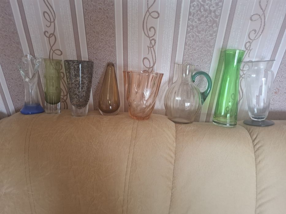 Szklane wazony  różne