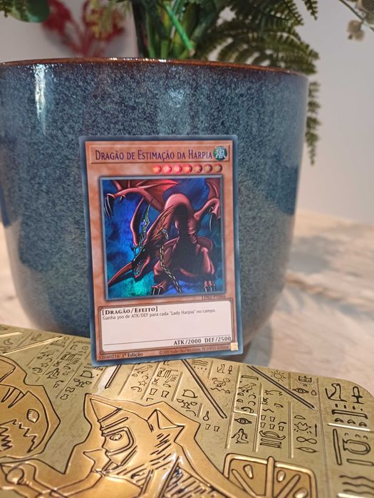 Carta Yu-Gi-Oh! -Dragão de Estimação da Harpia - 1ª Edição