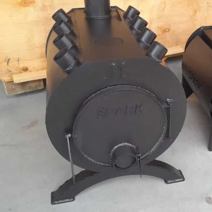 Піч для бані. Буржуйка. Булер'ян. Булерьян. Піч на дровах. Котел.