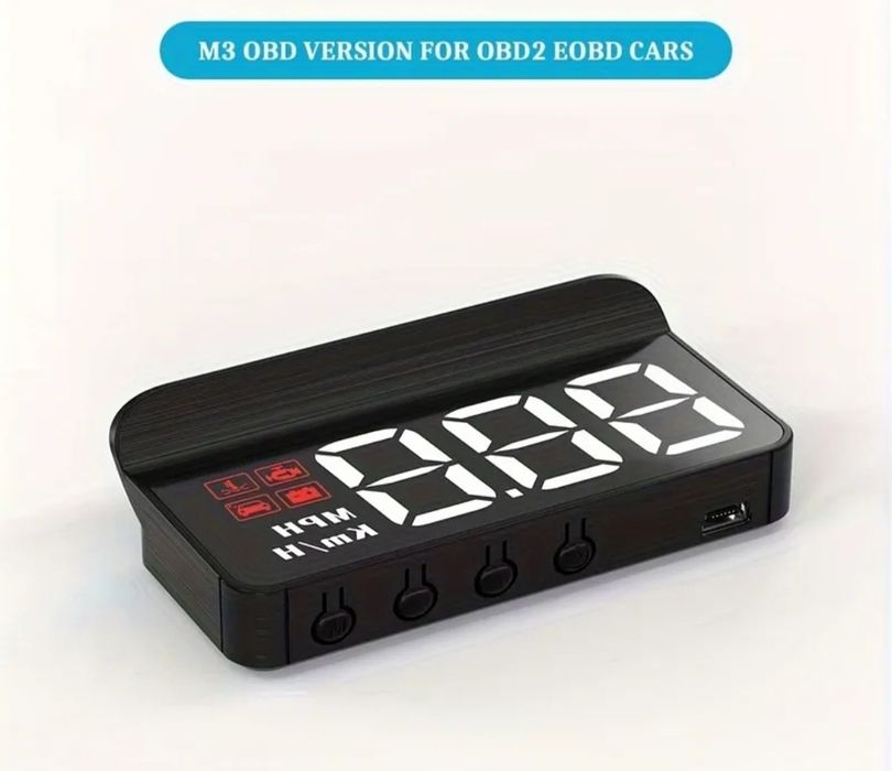 Проектор приборной панели на лобовое стекло M3 OBD2