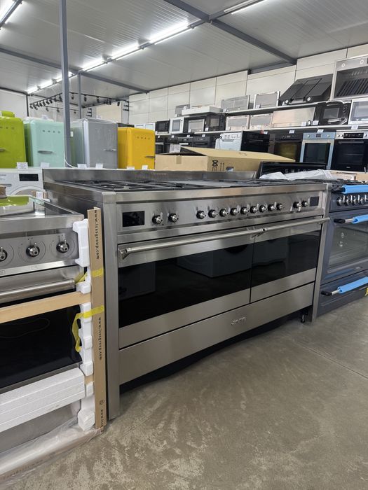 Варильний центр SMEG | Смег A5-81, професійний, 7 конфорок, доставка до будинку