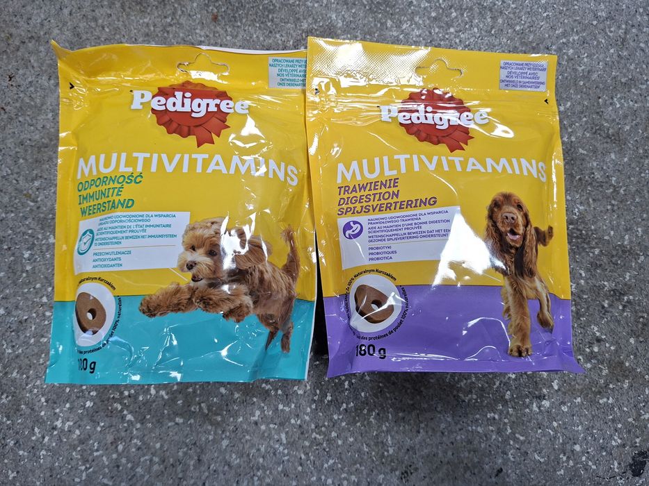 Pedigree Multivitamins Trawienie, Odporność 180 Gabi 2 sztuki karma