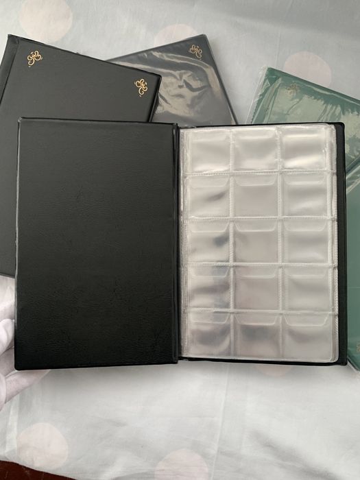 Альбом для монет з великими комірками 150шт 10листів Капсули для монет