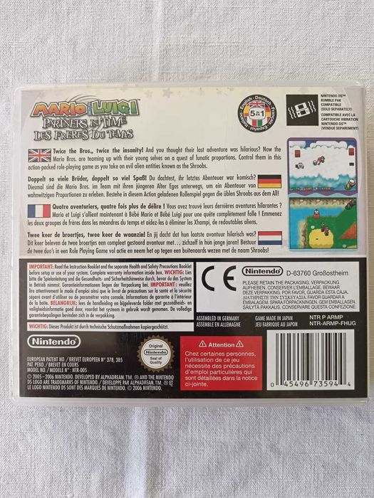 Mario & Luigi: Partners in Time [Nintendo DS, 2005] Complete | Tested