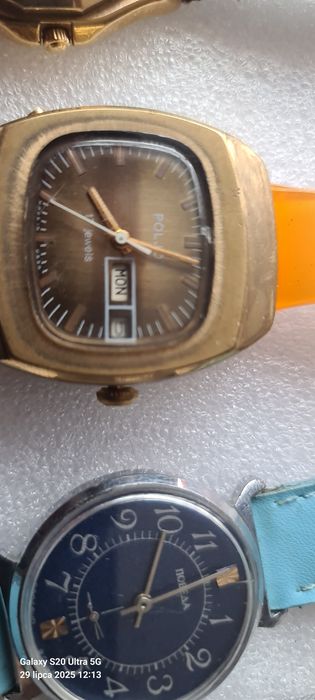5 zegarków, 2 Polioty, 2 Pobedy i 1 Casio