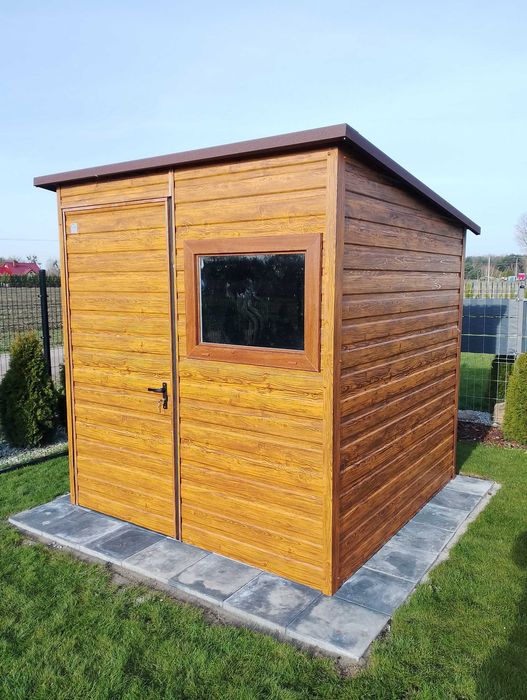 Domek Narzędziowy Drewnopodobny Premium ORZECH
