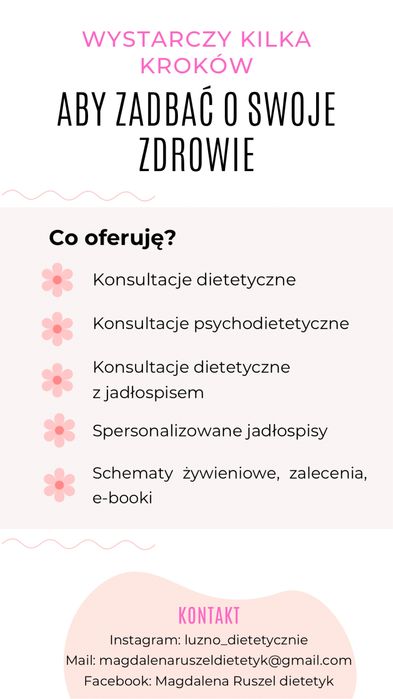 Dieta | Dietetyk | Zdrowa dieta | Jadłospisy | Konsultacje