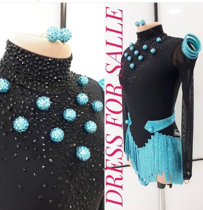 Платье для бальных танцев. Латина. дуга 132см