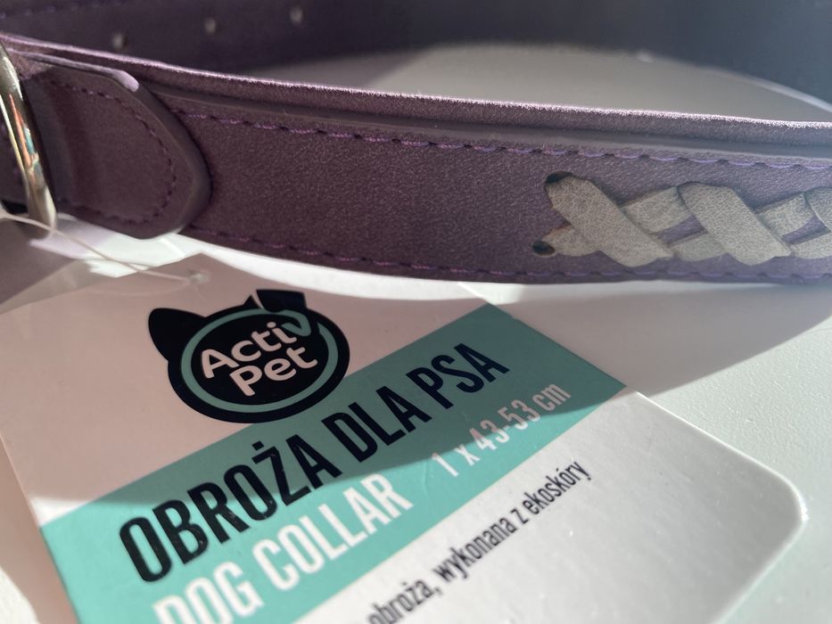 Obroza dla psa Acti pet 43-53cm nowa