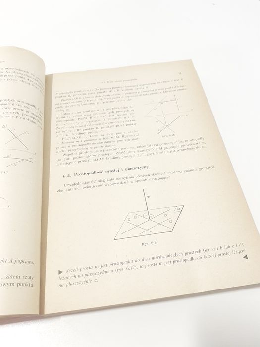 Geometria wykreślna Książka 1966r
