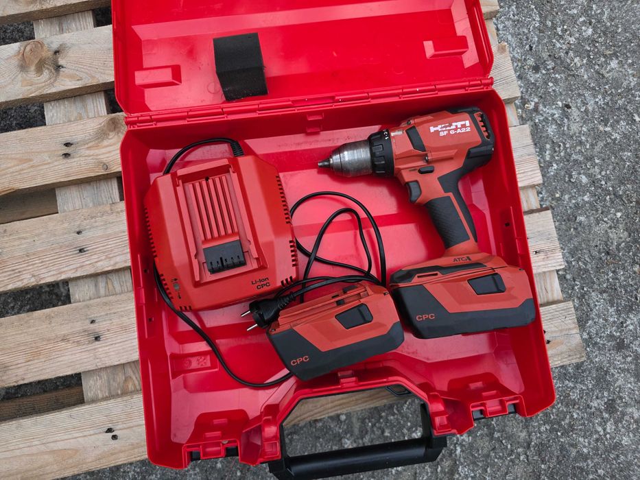 HILTI SF 6-A22 wkrętarka 2 x 8Ah ładowarka walizka