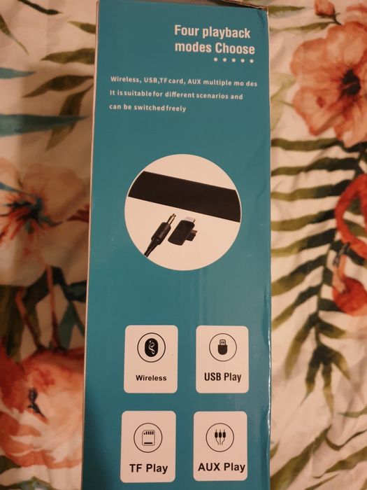 Coluna G nova com carregador wireless