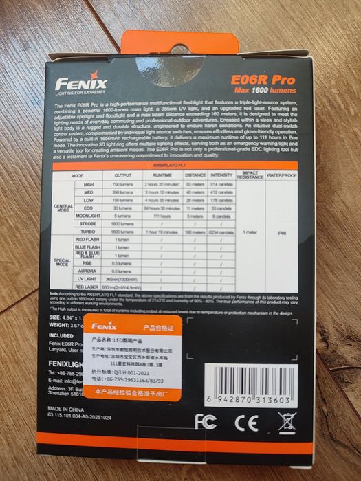 Fenix HM61 V3.0, HM23 V2.0,E06R PRO,CL27R