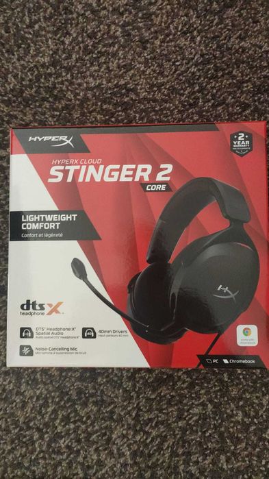 HYPERX Cloud Stinger 2 Core Gaming Headphones – Sealed, Brand New64738700685570120