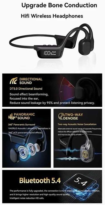 Xiaomi Mi S10  Водонепроникні  навушники  з кістковою провідністю