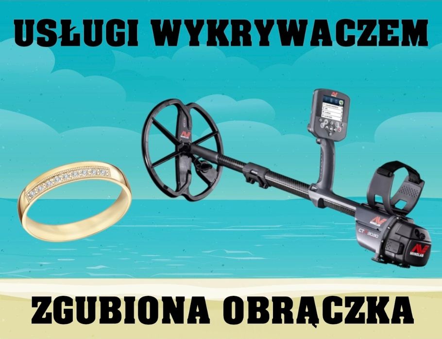 Zgubiona obrączka/ Wypożyczalnia wykrywaczy metali  24/7