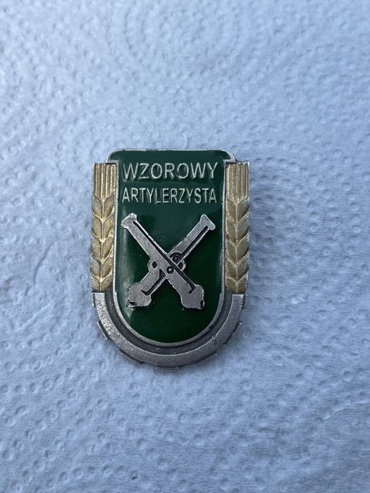Odznaka wzorowy artylerzysta wz.53