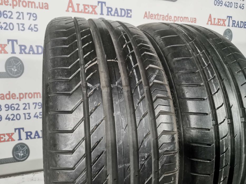 2 шт. 225/40 R18 Continental ContiSportContact 5 літні шини вживані
