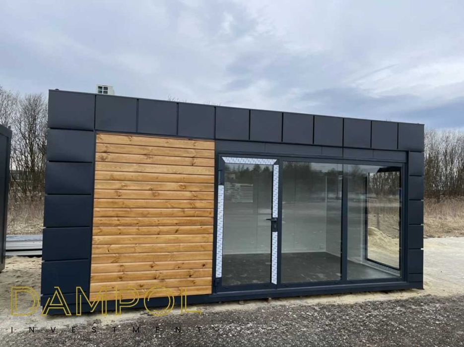 Pawilon 700x300 biuro kontener montaż w 1 dzień