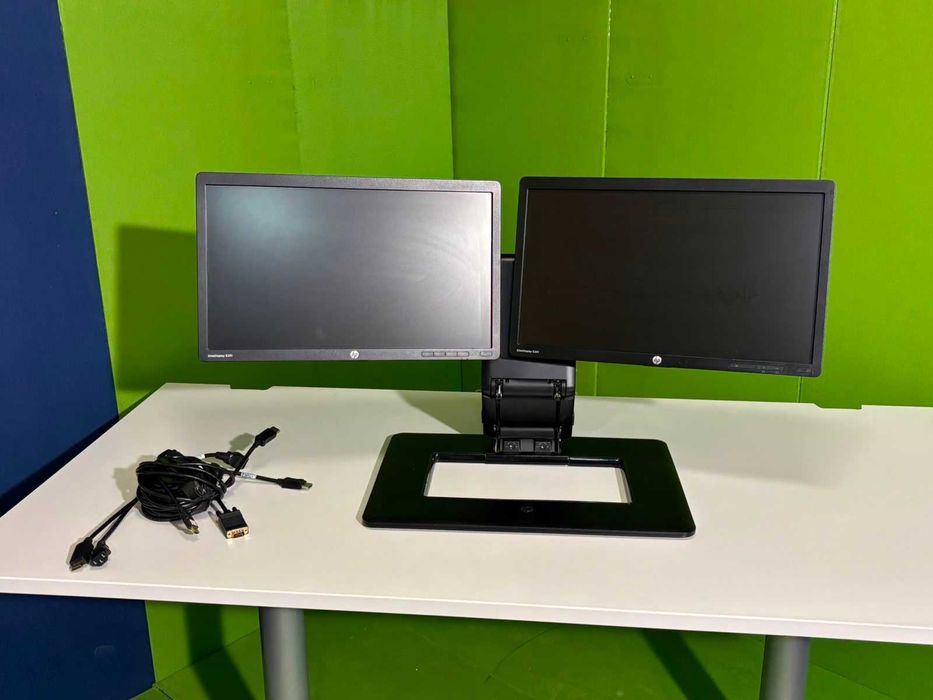 Monitory HP EliteDisplay E201 20” modułowe 1 szt. / 2 szt. / 2+1 do pracy zdalnej, biurowej, do nauki ŁOWICZ