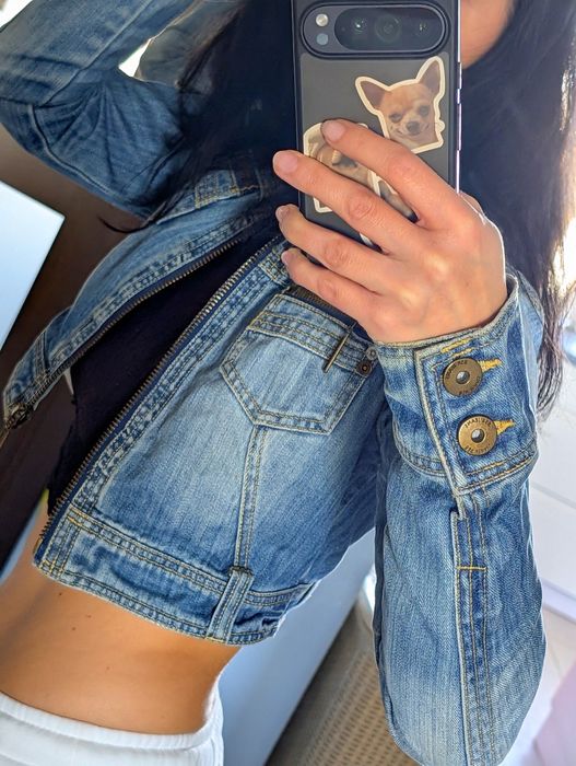 Kurtka jeansowa xs/s Bershka