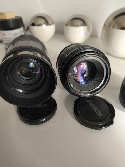Lentes minolta Sony alpha+ teleconversor2x