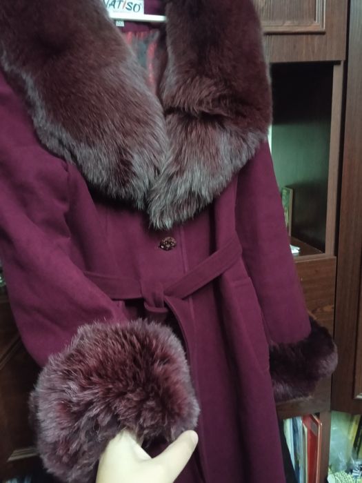 Жіноче пальто кашемірове 52 розмір