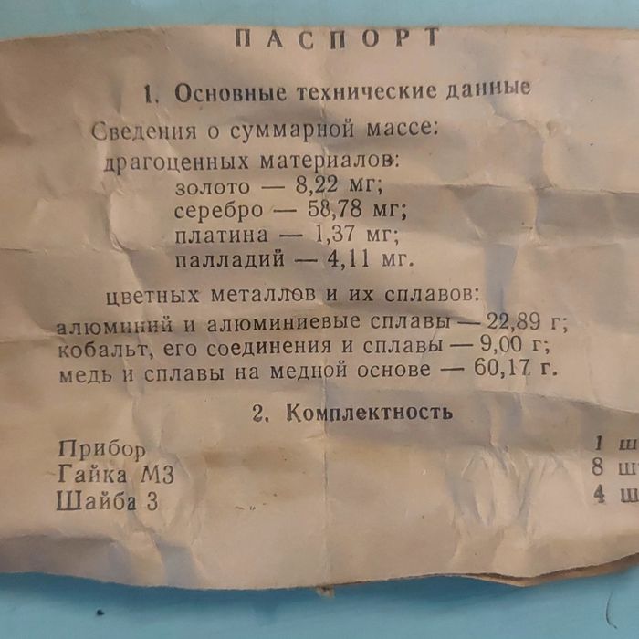 Міліамперметр М286К-М1