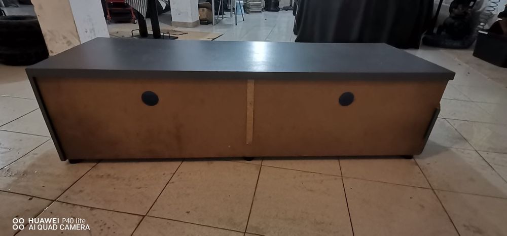 Movel televisão - Preto / cru