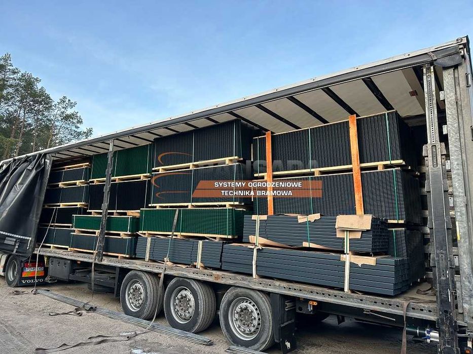 SŁUPKI do ogrodzenia PANELOWE 60x40x2 mm  260 cm 2,6 m | SŁUPEK 2,0 mm