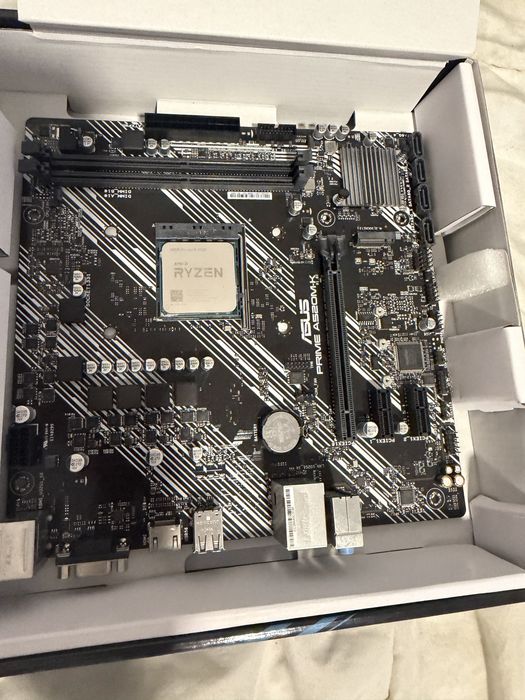 Kit pc gamer Rtx 5060 8GB ryzen 5 4500 monitor asus 24” 100 fps motherboard