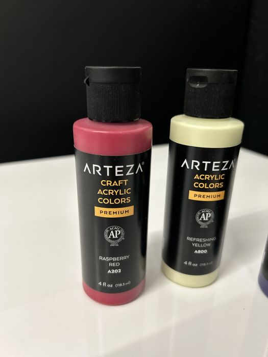 Zestaw farb akrylowych Arteza Kraft 118,3 ml nowe różne kolory