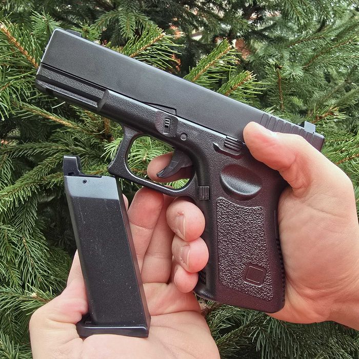Пістолет Глок Glock 19 Galaxy G15 кульках Металевий іграшковий