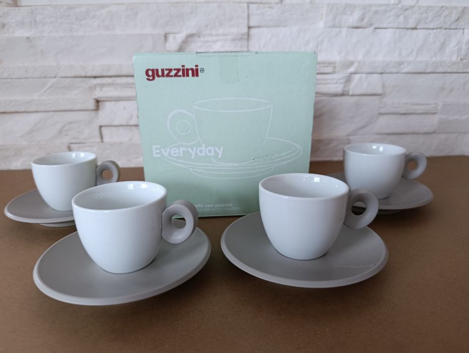 Guzzini Everyday – zestaw filiżanek do espresso 4 szt. nowy