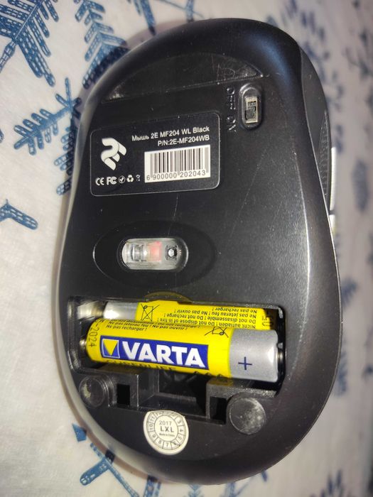 Мышь беспроводная 2E MF204 WL