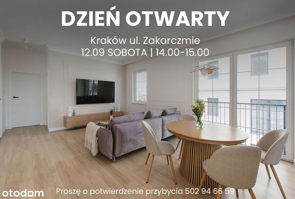 Dzień Otwarty 12.09 sobota I Apartament 3 poziomowy 140 m2 I 6 pokoi