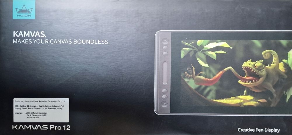 Tablet HUION Kamvas Pro 12 - jak nowy