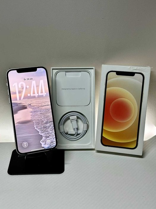 iPhone 12 64GB Biały •Stan perfekcyjny•