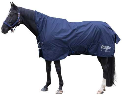 Derka przeciwdeszczowa dla konia RugBe HighNeck, granatowy,