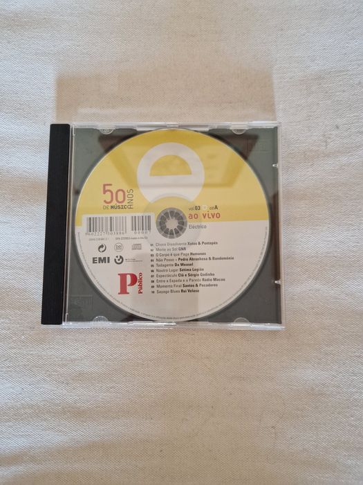 CD "50 Anos de Música ao Vivo", Vol. 03, CD A