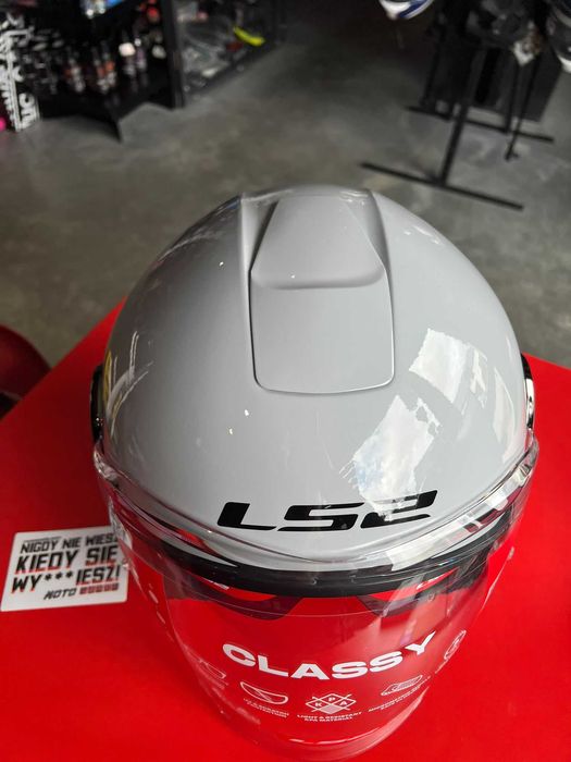 Kask motocyklowy LS2 OF620 CLASSY PEARL GREY 'XL/pytaj o dostępność